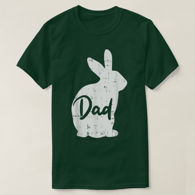 Camiseta Hens Dad Bunny Easter Day Rabbit Cute Rabbit Daddy (Diseño del anverso)