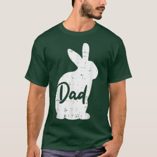 Camiseta Hens Dad Bunny Easter Day Rabbit Cute Rabbit Daddy