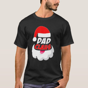 Camiseta Hens Dad Claus Funny Santa Naughty Navidades