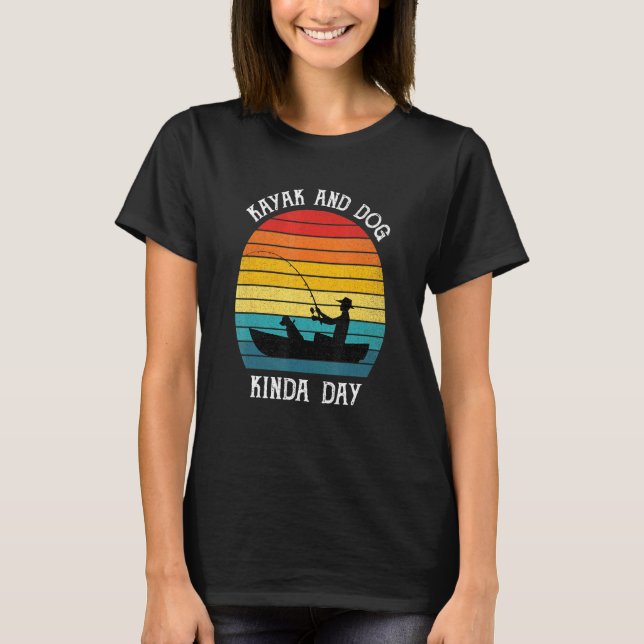 Camiseta Hens Dad Kayak Kayak Kayak Perro Boing Summer Kaya (Anverso)