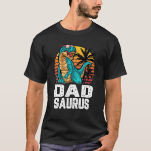 Camiseta Hens Dad Saurus Dinosaur Dadsaurus Funny T Rex Lov