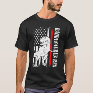 Camiseta Hens Daddy Saurus Rex Daddysaurus