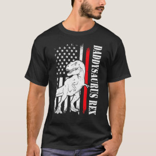 Camiseta Hens Daddy Saurus Rex Daddysaurus