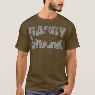 Camiseta Hens Daddy Shark Funny Shark