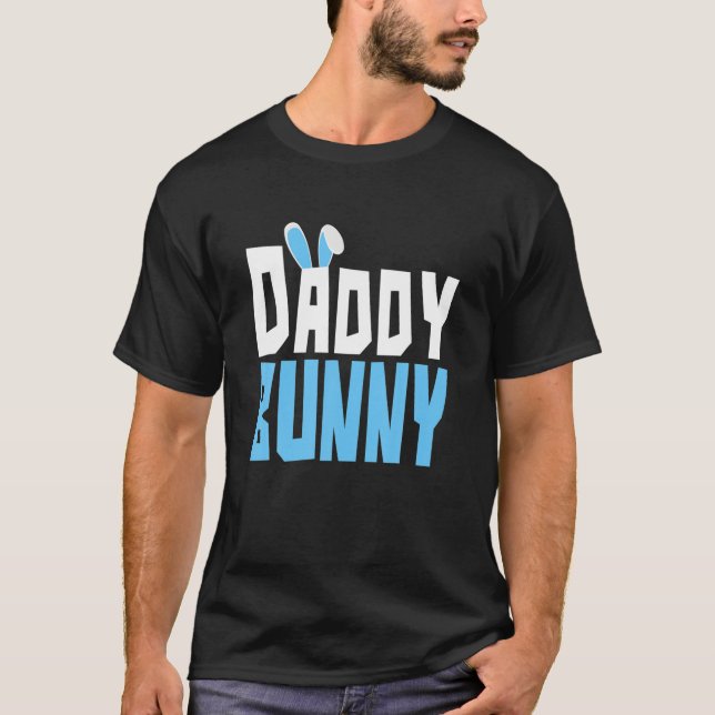 Camiseta Hens Easter Daddy Bunny Costume Funny Partida Fami (Anverso)