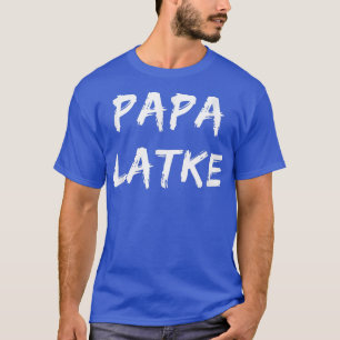 Camiseta Hens Papa Latke Mens Latke Hanukkah Un regalo únic