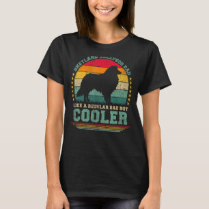 Camiseta Hens Shetland Sheepdog Dad Like A Regular Dad