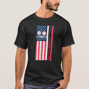 Camiseta Hens Vintage Hvac Técnico Estadounidense Hva