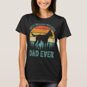 Camiseta Hens Vintage Mejor Padre Belga Malinois