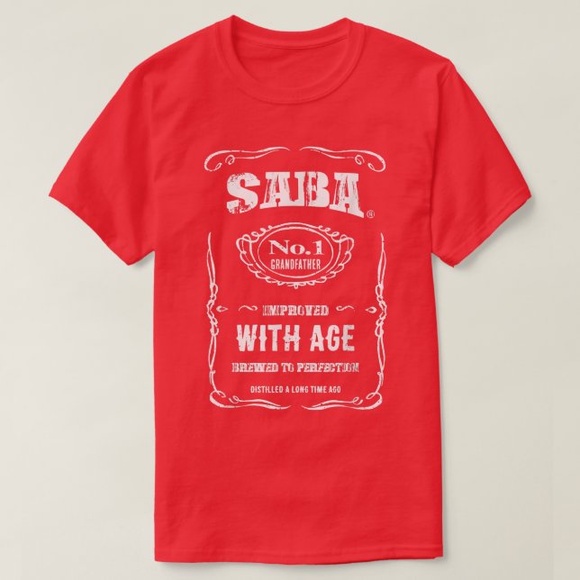 Camiseta Hens Vintage Saba Abuelo Judío Hebreo (Diseño del anverso)