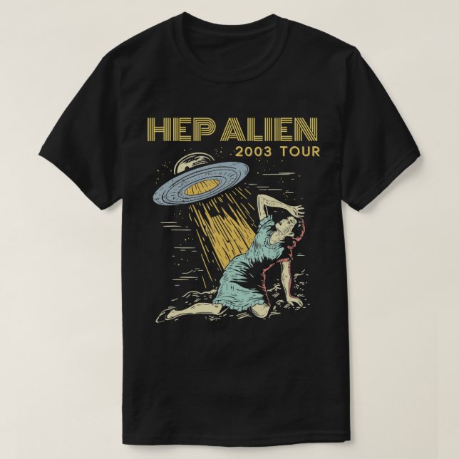 Camiseta Hep Alien Band Tee - Pop Culture Tee T-Shirt (Diseño del anverso)