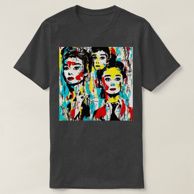Camiseta Hepburn Audrey (Diseño del anverso)