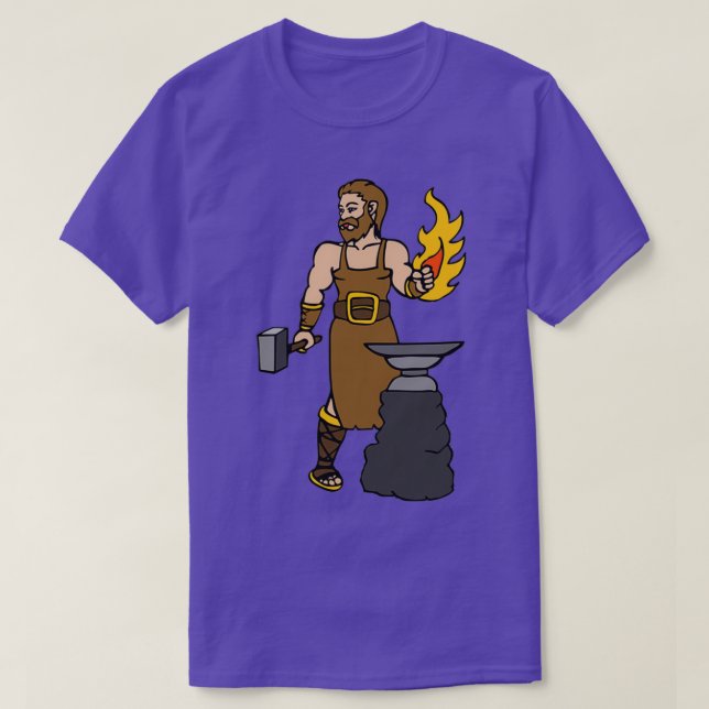 Camiseta hephaistos Hephaestus Vulcan blacksmith T (Diseño del anverso)