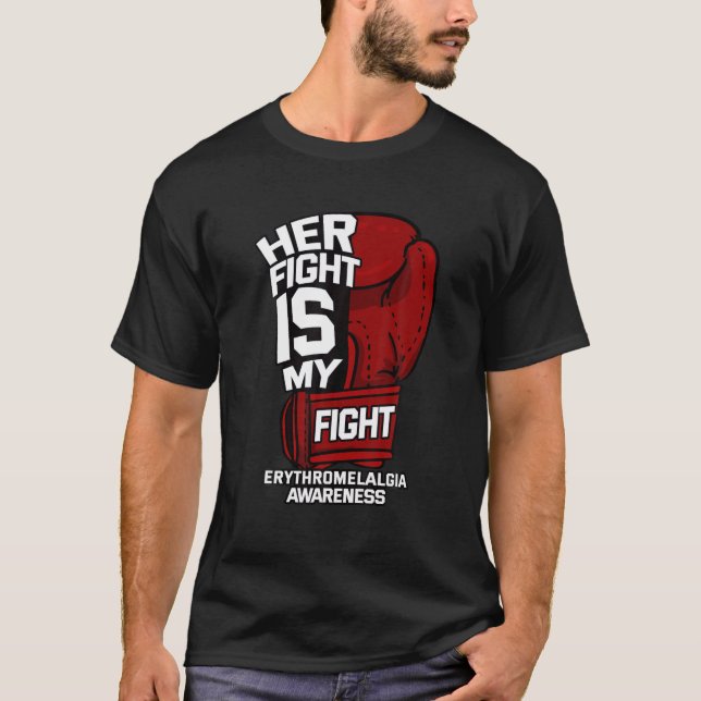 Camiseta Her Fight Is My Fight Erythromelalgia Mitchell's D (Anverso)