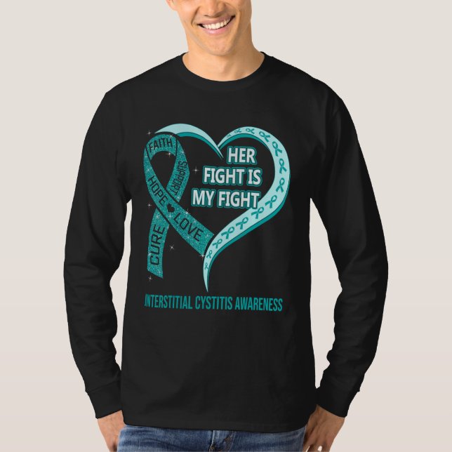 Camiseta Her Fight Is My Fight Interstitial Cystitis Awaren (Anverso)