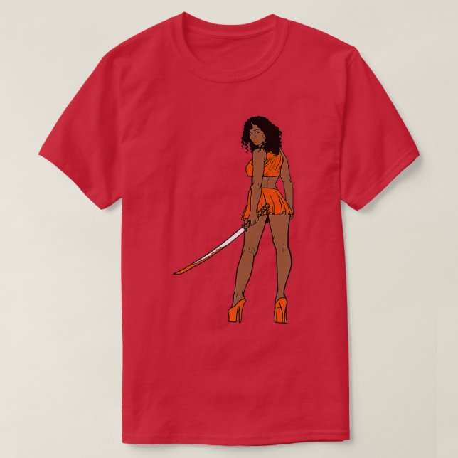 Camiseta Her Fight Is My Fight Leukemia Melanin Warrior Awa (Diseño del anverso)