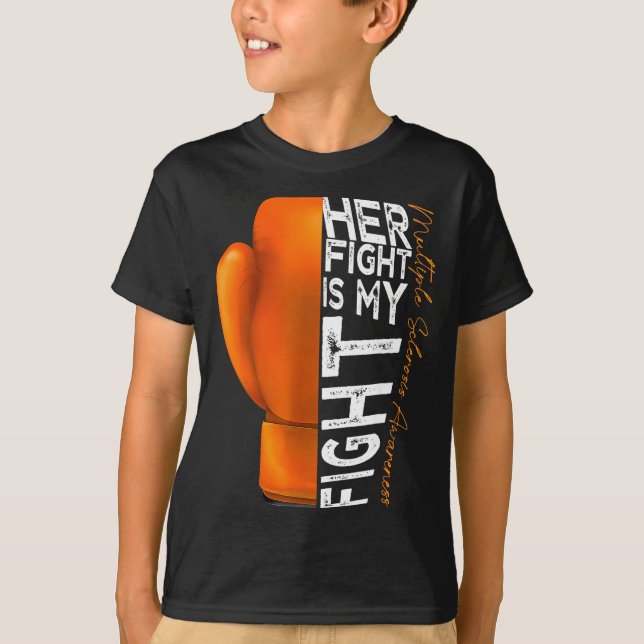 Camiseta Her Fight Is My Fight Multiple Sclerosis Awareness (Anverso)