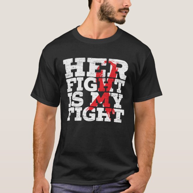Camiseta Her Fight Is My Fight Sepsis Supporter Sepsis Awar (Anverso)