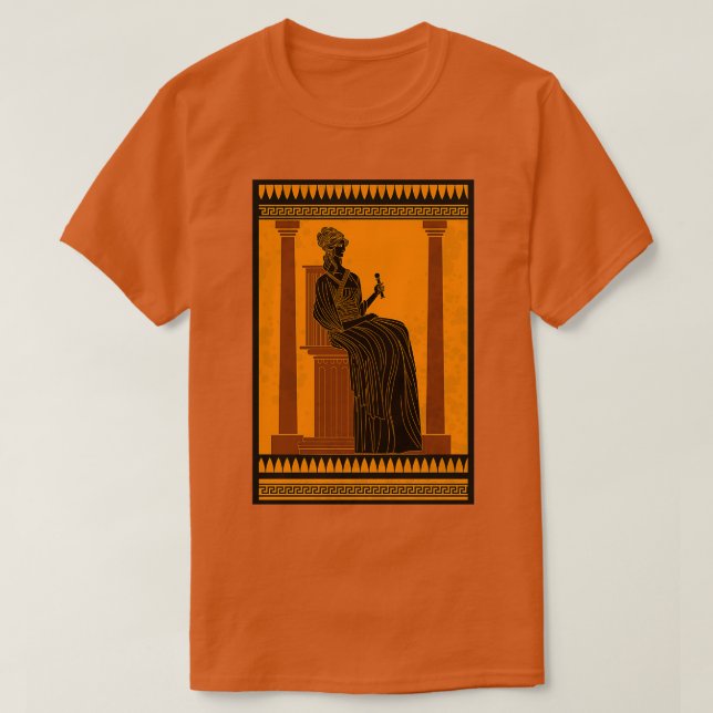 Camiseta hera juno, diosa griega de la mitología del matrim (Diseño del anverso)