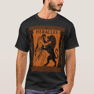 Camiseta Heracles Luchando contra el León de Nemea Arte de