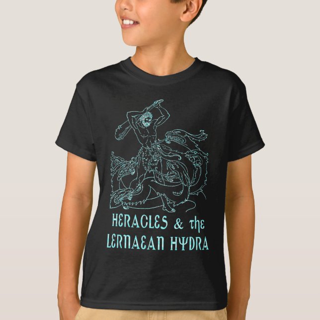 Camiseta Heracles y el Hydra de Lernaean (Anverso)