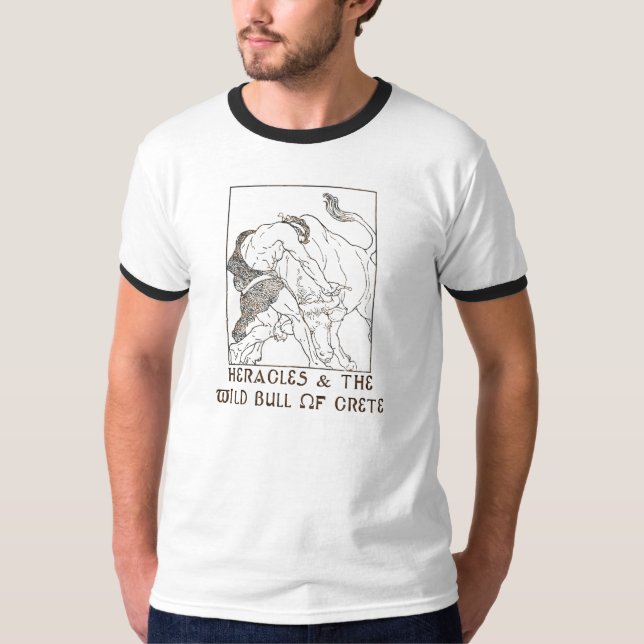 Camiseta Heracles y la Bull de Creta (Anverso)