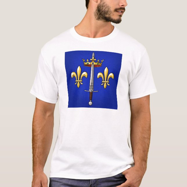 Camiseta Heráldica de Juana de Arco Jeanne D'Arc (Anverso)