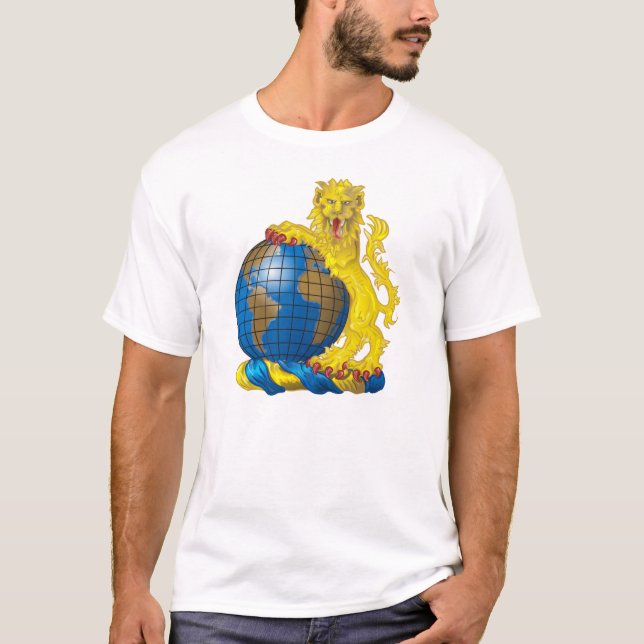 Camiseta heráldica del escudo del registro (Anverso)