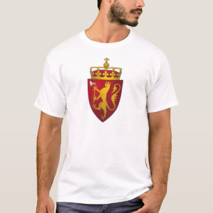 Camiseta Heráldica noruega del escandinavo del escudo de