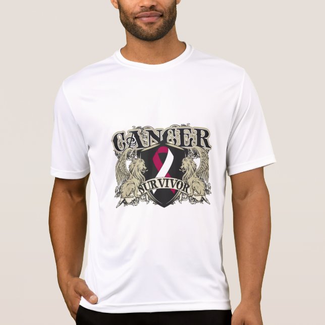 Camiseta Heráldica para hombre del cuello del superviviente (Anverso)