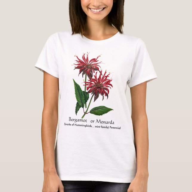 Camiseta Herb Garden Series - Bergamot (Anverso)