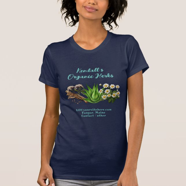 Camiseta Herb Grower Business Name (Anverso)