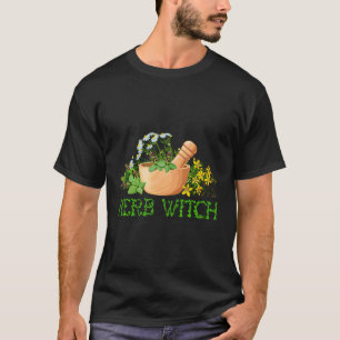 Camiseta Herb Witch Wildflowers Medicina Planta Botánica Ga