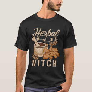Camiseta Herbal Bruja Turmánica Heroísta Día Apothecary Wom