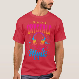 Camiseta Herbal Chakras And Healing Or Sage Crystals And Tr