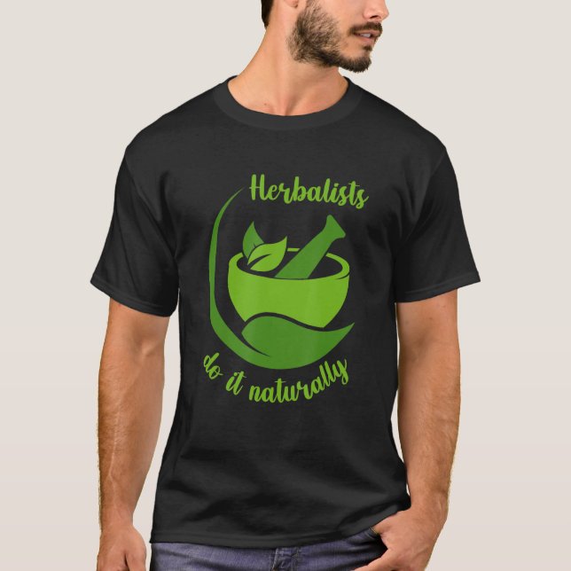 Camiseta Herbalismo Herbalístico Herbología Planta de Sanac (Anverso)