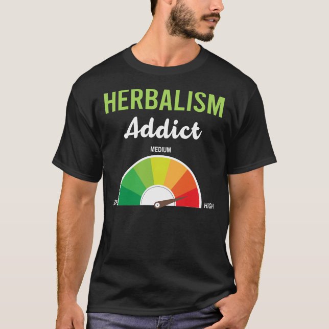 Camiseta Herbalismo Herbático Fitoadicción Hierba de hierba (Anverso)