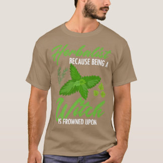 Camiseta Herbaria de bruja de plantas sin deshuesar, Herbal
