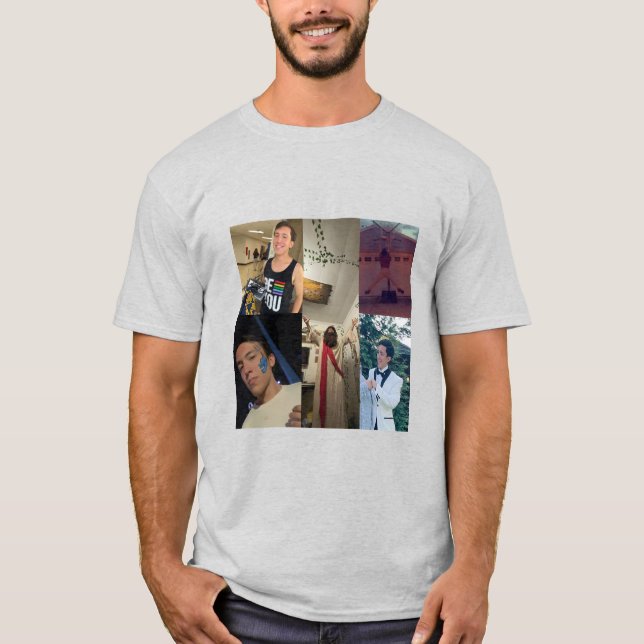 Camiseta Herbas Collage (Anverso)