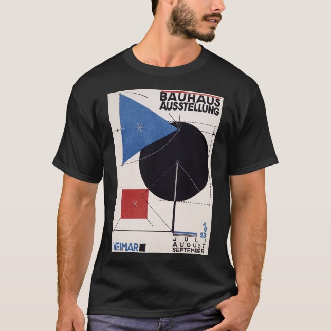 Camiseta Herbert Bayer - Bauhaus Ausstellung, Weimar, Septe (Anverso)