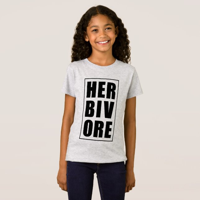 Camiseta Herbivore | Comedor de plantas (Anverso completo)