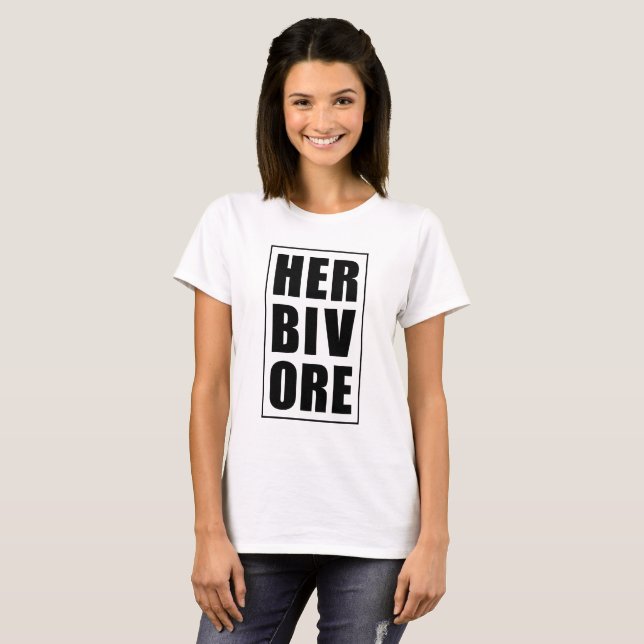 Camiseta Herbivore | Comedor de plantas (Anverso completo)