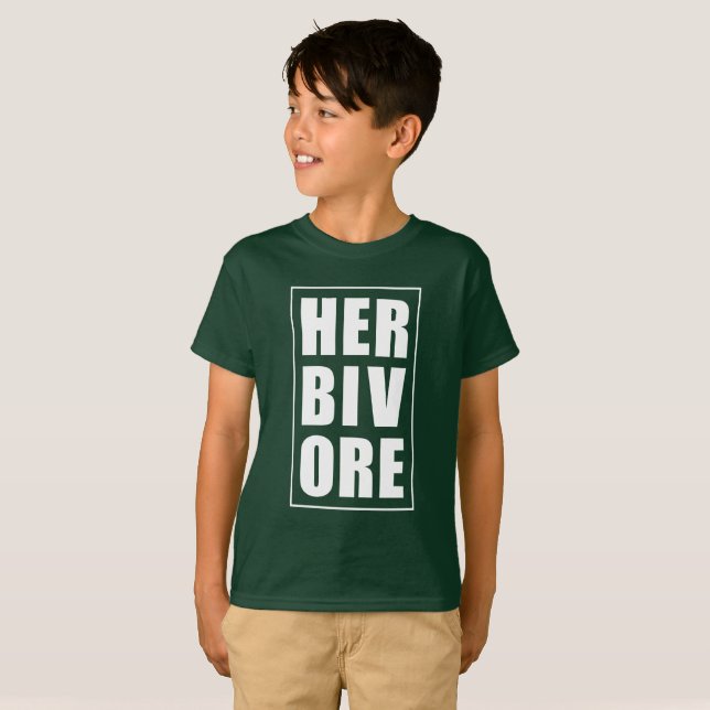 Camiseta Herbivore | Comedor de plantas (Anverso completo)