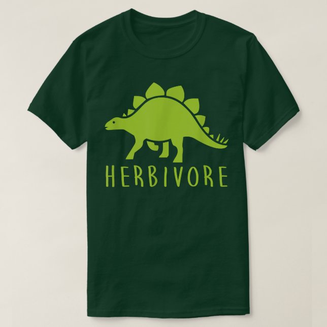 Camiseta Herbivore Dinosaur Vegetarian Style (Diseño del anverso)