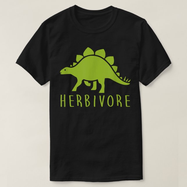 Camiseta Herbivore Dinosaur Vegetarian Style (Diseño del anverso)