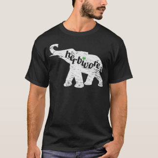 Camiseta HERBIVORE Elephant Vegan Veg Lover