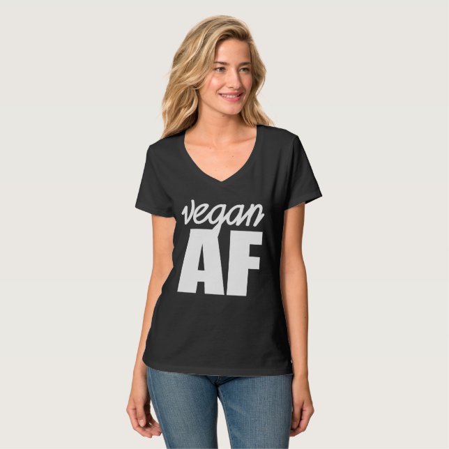 Camiseta Herbivore | Vegan AF (Anverso completo)