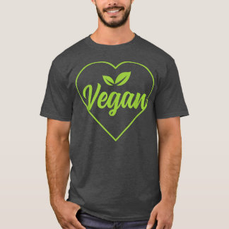 Camiseta Herbivore Veget de Corazón Vegan, Basado En Una Pl