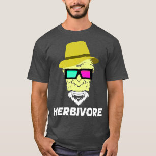 Camiseta Herbivore Vegetarian Vegan Gorilla