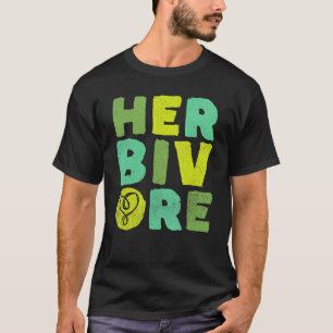 Camiseta Herbívoro Alimentado por plantas Vegano Veganismo 